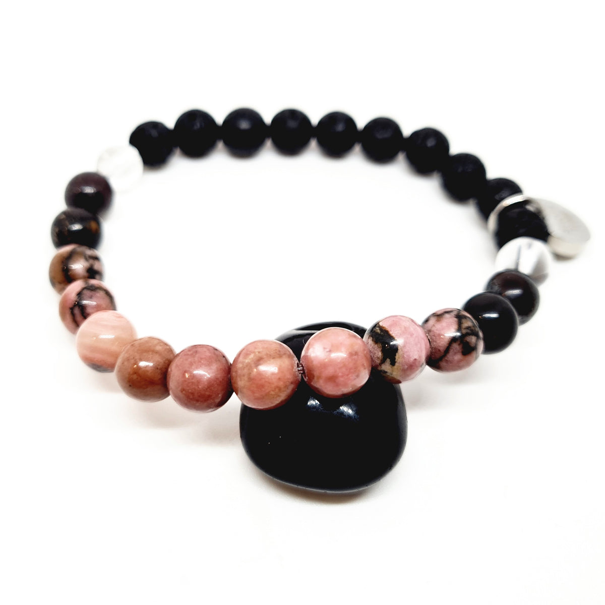 Rhodonite Crystal Aromatherapy Bracelet