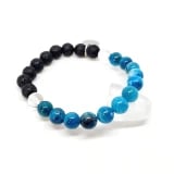 Blue Apatite Crystal Bracelet
