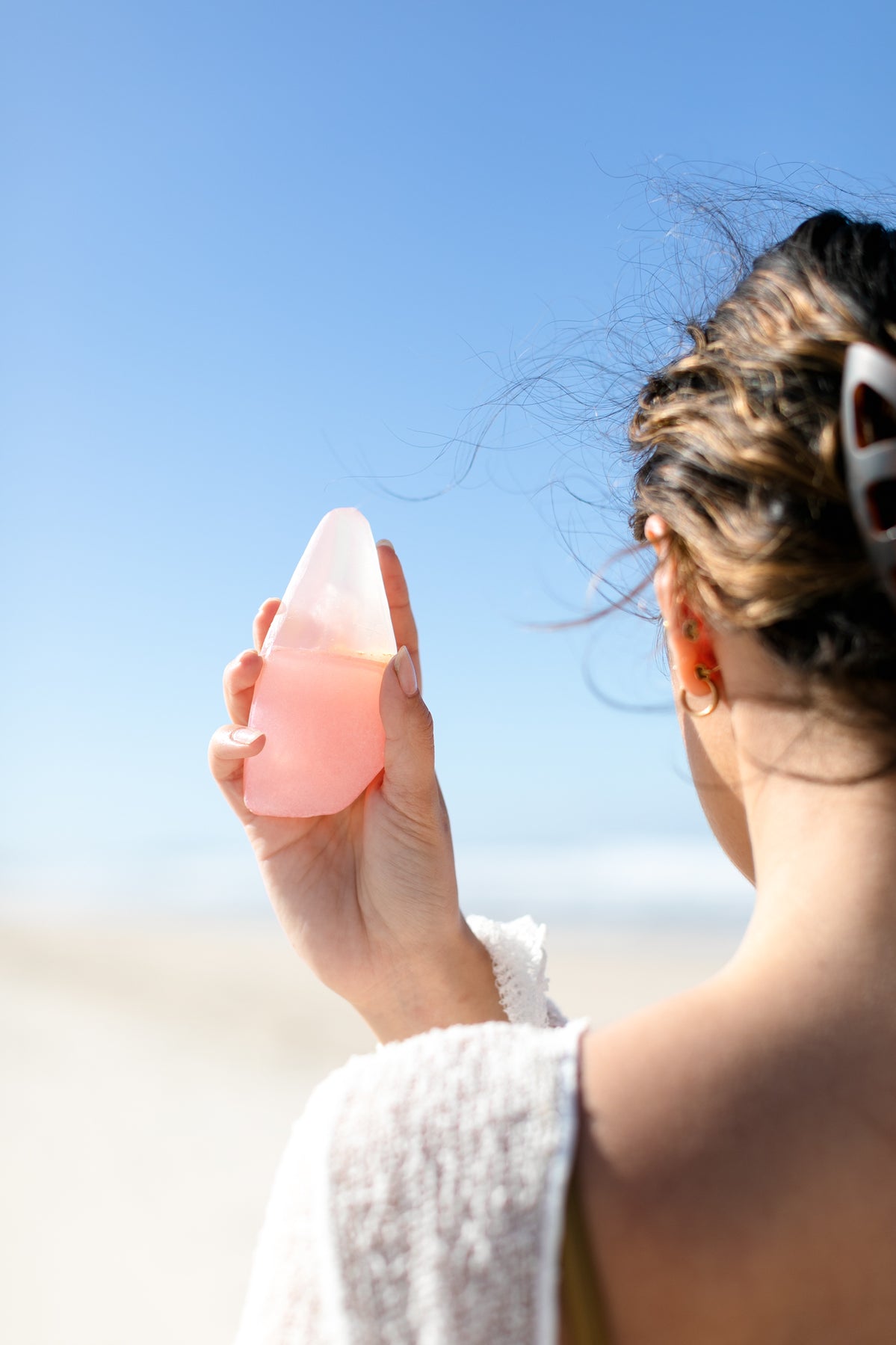Rose Quartz Crystal Soap
