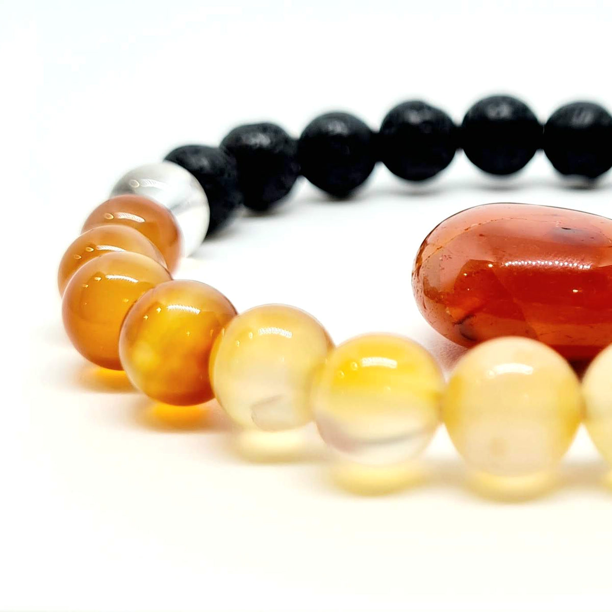 Carnelian Crystal Aromatherapy Bracelet