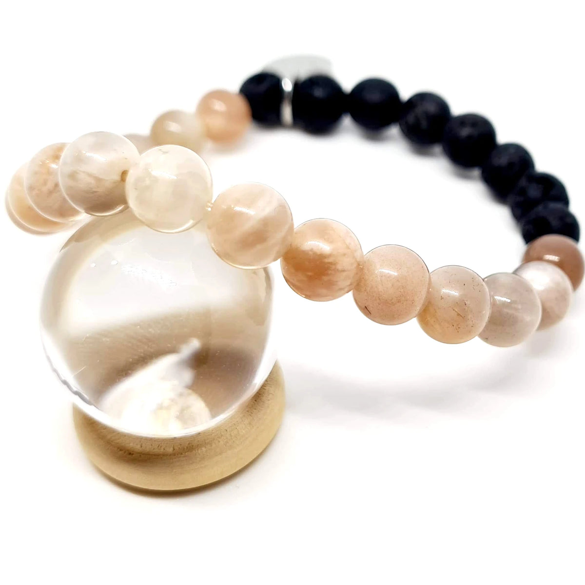 Peach Moonstone Bracelet
