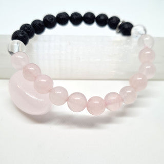 Rose Quartz Aromatherapy Bracelet