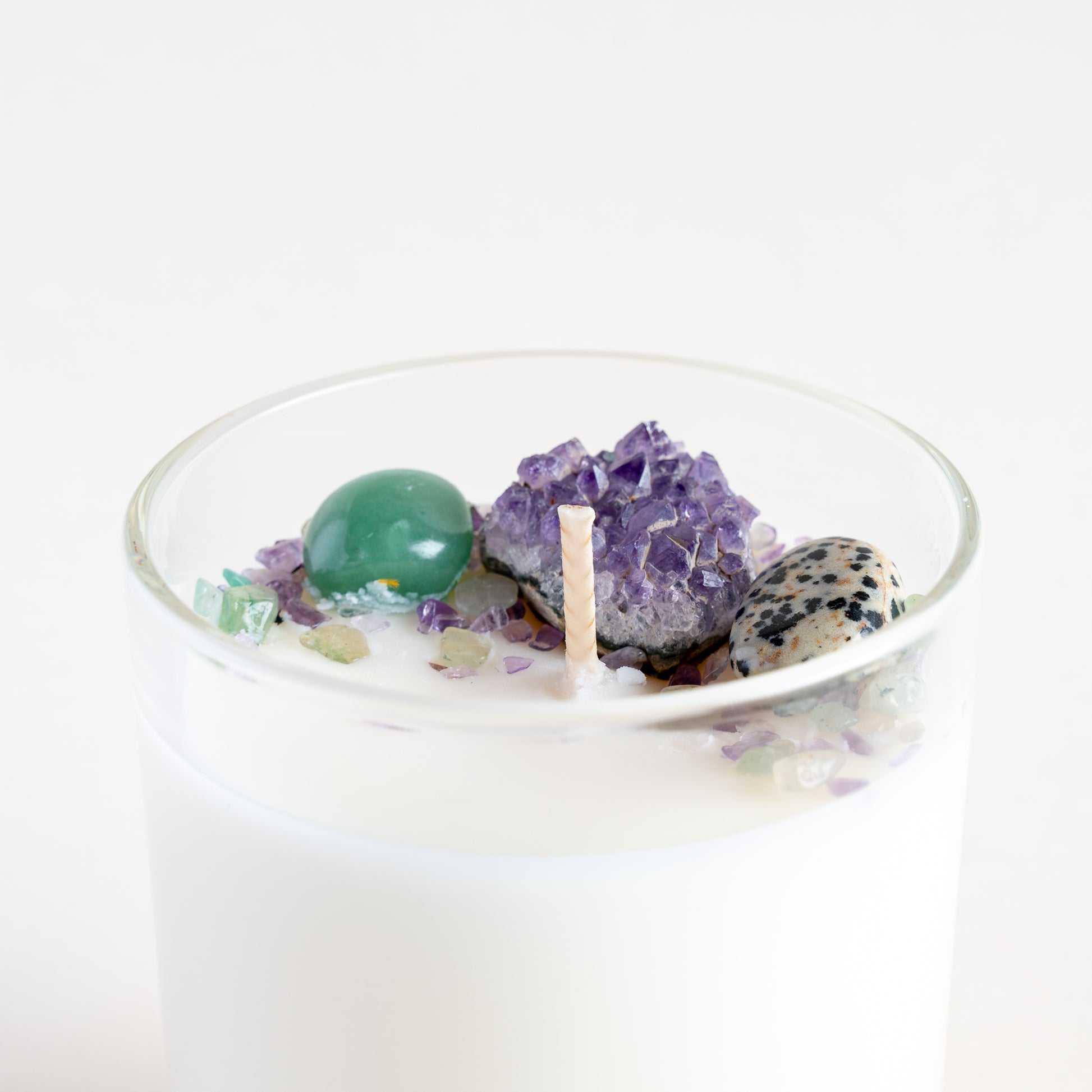 Crystal Infused Soy Candle